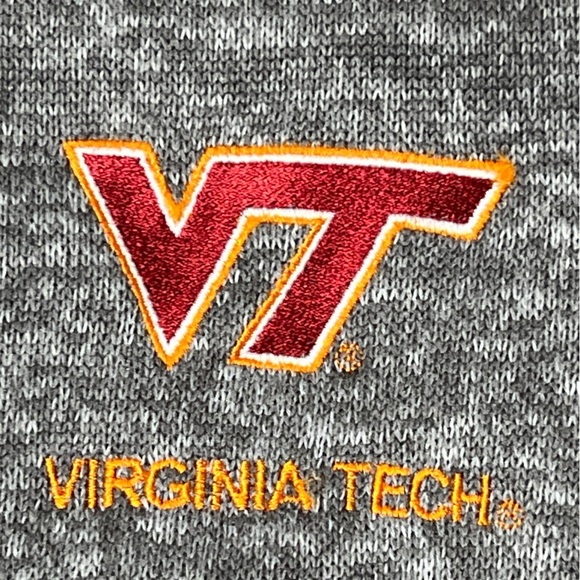 Virginia Tech Hokies Vtech Better Sweater Style Fleece Coat Jacket - Picture 5 of 7